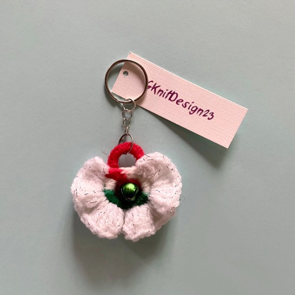 Handmade Keychain, Lightweight Charm, Christmas Charm Decor, Stocking Stuffer